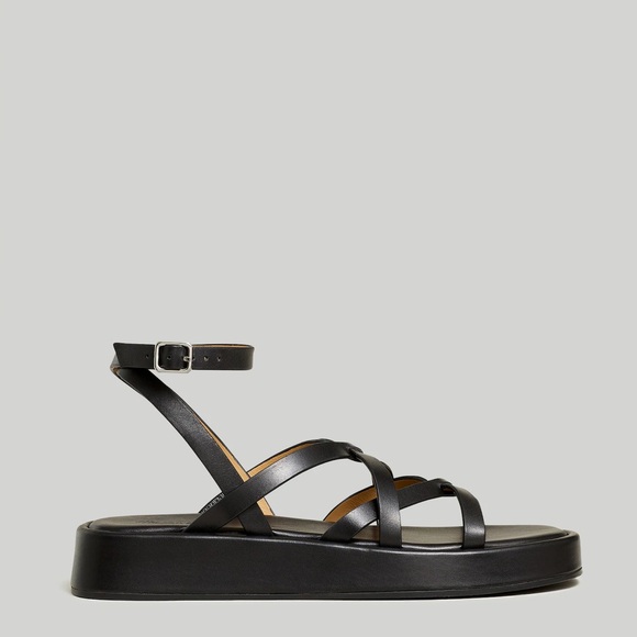 NIB Madewell Sabina strappy platform sandals size 10 - Picture 3 of 6